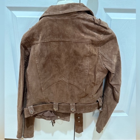 BLANKNYC Suede Moto Jacket Caramel Macchiato (NEVER WORN) - Picture 9 of 9